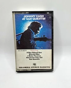 Johnny Cash - Live at San Quentin [Cassette Tape Album] Columbia 16100674 - Picture 1 of 2