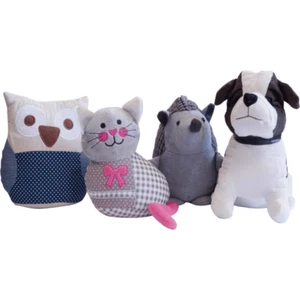 Large Animal Novelty Door Stop Heavy Fabric Stopper Owl Cat Dog Hedgehog Boxed - Bild 1 von 19