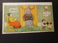 1906 FUNNY FRITZ Unused Postcard Postal History Cover BOSTON SUNDAY AMERICAN