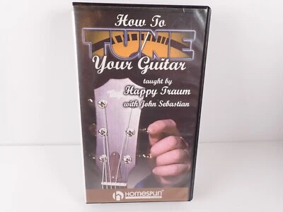 How To Tune Your Guitar Lesson Happy Traum John Sebastian VHS Video Tape - Image 1 of 4