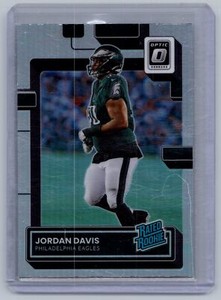 2022 Donruss Optic #246 Jordan Davis Eagles Silver Prizm RC  Holo