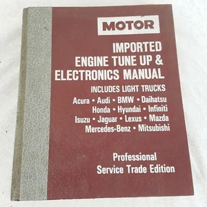 Motor Imported Engine Tune Up & Electronic Auto Manual Emissions 1988-1992 Prof - Picture 1 of 8
