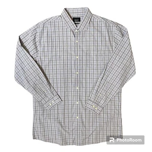 JACHS Long Sleeve Shirt Mens XXL City Smart Fine Shirting 80's Doubles Button Up - Picture 1 of 9