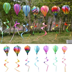 Rainbow Windsock Hot Air Balloon Wind Spinner Garden Outdoor Tent Festival Decor - Picture 1 of 33