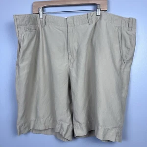 Polo Ralph Lauren Silk & Linen Blend Men's Chino Shorts Size 48B; Beach, Cruise - Picture 1 of 13