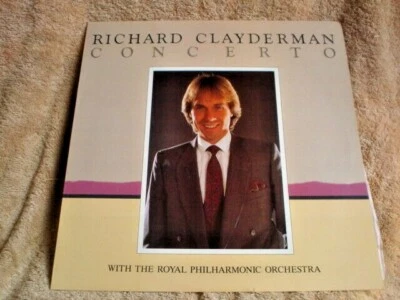 A1 ONE LP  RECORD 33 1/3 RPM RICHARD CLAYDERMAN CONCERTO - Image 1 of 3