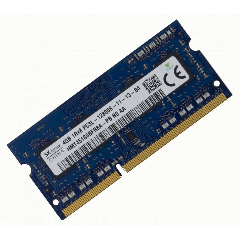 RAM 4GB DDR3 HYNIX 1Rx8 PC3L-12800S-11-13-B4 HMT451S6BFR8A -PB - Immagine 1 di 1