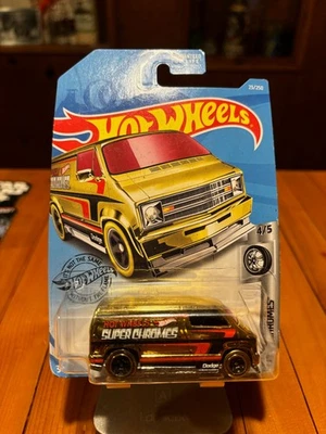 2017 Hot Wheels Super Chromes: Custom '77 Dodge Van  - Image 1 of 2