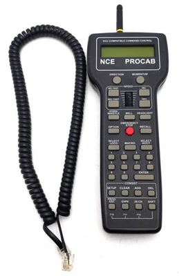 NCE Corporation 010 ProCab Deluxe Master Cab Handheld Remote with LCD Screen EX - Image 1 of 3