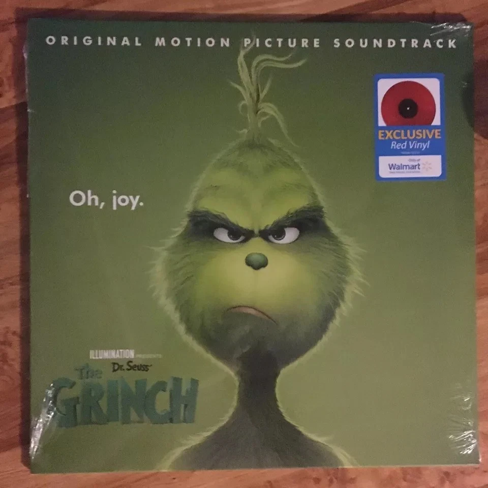 Illumination Dr. Seuss The Grinch Soundtrack (Walmart Exclusive Red Vinyl) New - Image 1 of 1