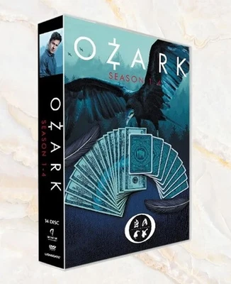 Ozark : The Complete TV Series Season 1-4 (DVD 14-Disc Box Set) Region 1 US Foto 1 de 3