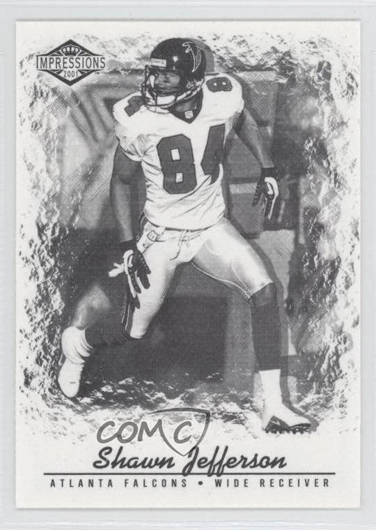 2001 Pacific Impressions Shadow Missing Serial Number Shawn Jefferson #8 - Image 1 of 2