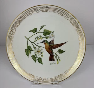 Plato Coleccionable Colibrí Rubí Brasileño Edward Marshal Boehm - En Caja - Imagen 1 de 7