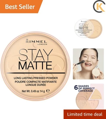 High Coverage London Stay Matte Powder 0.49oz - Sweat-Proof & Humidity-Proof - Image 1 of 4