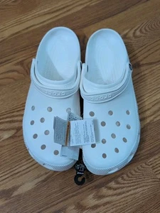 Crocs Classic Slip-on White Clogs Mens Size 17 NWT - Picture 1 of 7