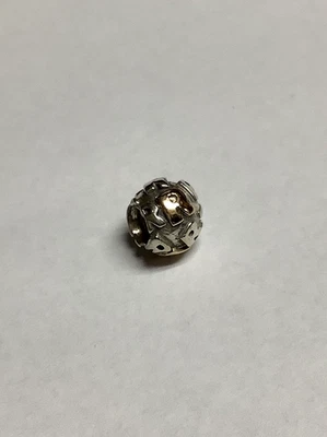 Pandora Charm Letter R Gold Silver  - Image 1 of 2