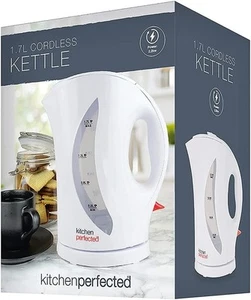 Kitchen Perfected 2000W Electric Cordless Kettle 1.7L Fast Boil, Stylish Design - Picture 1 of 8