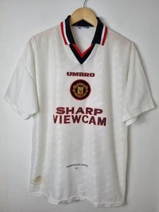 Manchester United 1996/1997 Umbro Away Football Shirt Large Mens Vintage - Picture 1 of 12