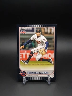 2022 Topps UK Edition Black /125 Carlos Correa #115 - Image 1 of 2