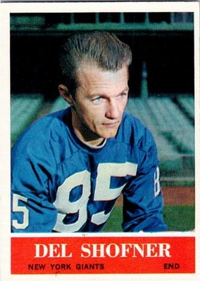 1964 Philadelphia #123 Del Shofner NM-MT - Image 1 of 2