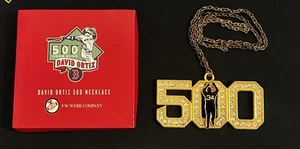 David Ortiz Bling Chain 500 Home Runs Fenway Park Giveaway Boston Red Sox 2016 - Picture 1 of 4