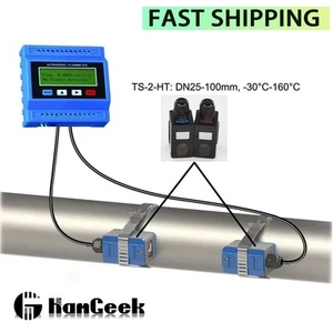 TUF-2000M Modular Ultrasonic Liquid Flow Meter -30℃~160℃ w/ Caliber Transducer - Picture 1 of 6