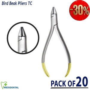 Paquete de 20 alicates angulares de pico de pájaro de ortodoncia de alambre doblado utilitario de formación de alicates - Imagen 1 de 4