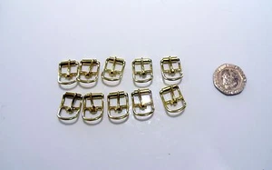 Schuster Werkzeuge Schuhreparaturtasche Uhr Goldbarrenschnallen passt 9mm Riemen B7 - Bild 1 von 1