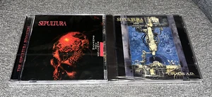 Sepultura 2 CD Lot Beneath The Remains, Chaos A.D. - Imagen 1 de 2