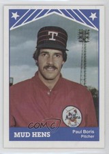 1983 TCMA Toledo Mud Hens Paul Boris #1 Rookie RC