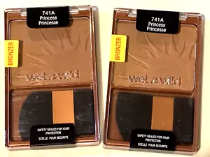 WET N WILD Color Icon Bronzers (set of 2)in Shade Princess 741A Free Shipping #6 - Picture 1 of 4