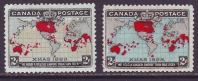 Canada 1898 SC 85-86 MH Set Christmas - Image 1 of 2