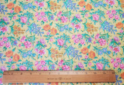Vintage Concord Floral Cotton Fabric 1 Yard Kettle Cloth? - Image 1 of 2