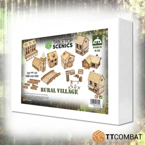 TTCombat - World War - RURAL VILLAGE WHITE BOX BUNDLE (WWII Terrain) - Picture 1 of 12