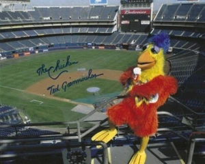 Signiertes 8x10 TED GIANAOULOS DAS HUHN San Diego Padres Foto - Echtheitszertifikat - Bild 1 von 1