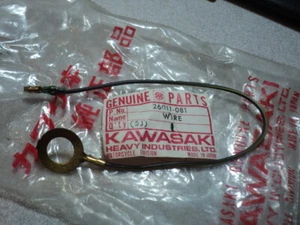 1972-78 Kawasaki F9 KZ KZ400 cable de plomo señal de giro nuevo nuevo fabricante de equipos originales 26011-081 - Imagen 1 de 3
