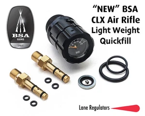 BSA CLX '50 % Feuerzeuglegierung' kompatibel Schnellfill, Manometer-Einheit. - Bild 1 von 11