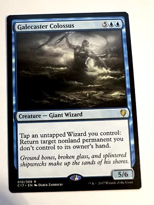 MTG Magic The Gathering Commander 2017 Galecaster Colossus Rare LP - Image 1 of 2