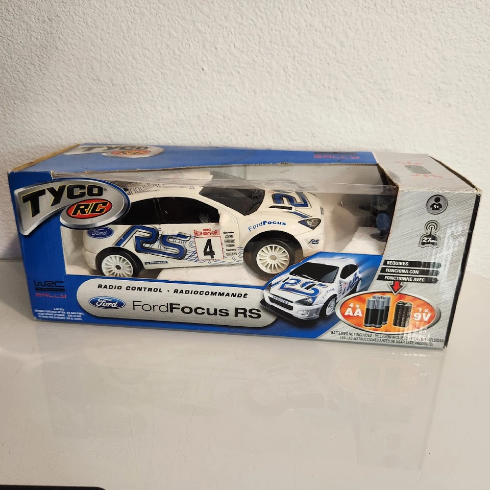 TYCO Ford Focus RS Rally Car. 1:16 Scale RC Car & Remote Battery Charger NEW - Image 1 of 4