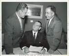 1960 Press Photo Three Supporters of Sales Tax Amendment No. 5 in Denver, CO