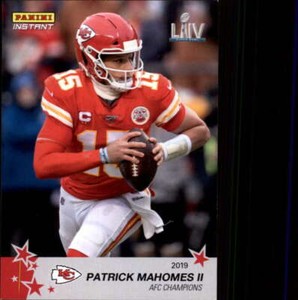 2019 Panini Instant Football Playoffs #217 Patrick Mahomes Kansas City Chiefs Pr