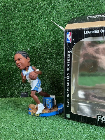 2003 CARMELO ANTHONY BLUE JERSEY ROOKIE BOBBLEHEAD DENVER NUGGETS MINT Cover