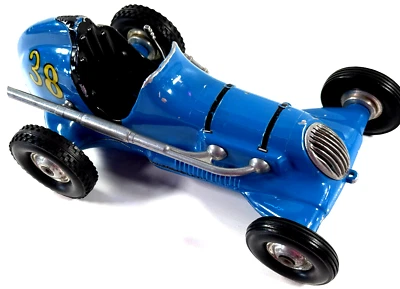 vtg Original Cox Thimble Drome Champion Tether Car toy Blue 38 wow NICE - Image 1 of 4
