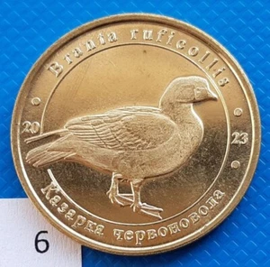 Ukraine 1 zlotnyk 2023 Red Breasted Goose Bird - Picture 1 of 6