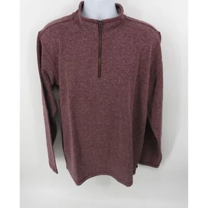 Gap Men's Half Zip Pullover Wine Sweater XL NWT - Picture 1 of 6