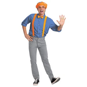 Adult Blippi Costume Kit - Morris Costumes - Picture 1 of 3