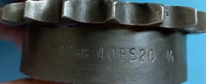 *GEBRAUCHT* 40BS20-3/4-MARTIN-RITZEL-20 ZÄHNE-KOSTENLOSER VERSAND* - Bild 1 von 3