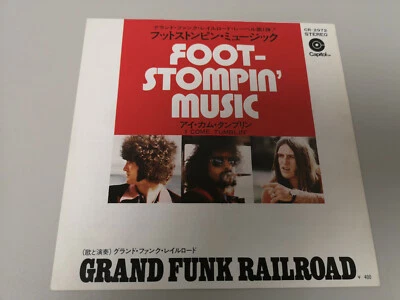 GRAND FUNK RAILROAD "FOOT-STOMPIN' MUSIC" ORIG JP 1972 EX/M- - Photo 1/4