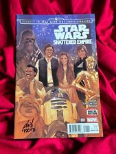 Star Wars Shattered Empire #1~Skywalker Solo Leia Lando~SIGNED by Phil Noto~NM 3