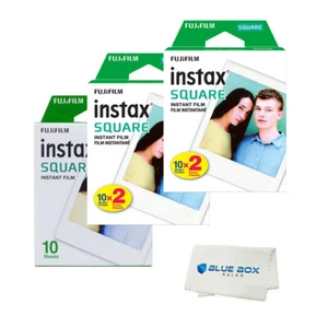 Fujifilm Instax Square Instant Film 50 Exposures + Microfiber Cloth - Picture 1 of 1